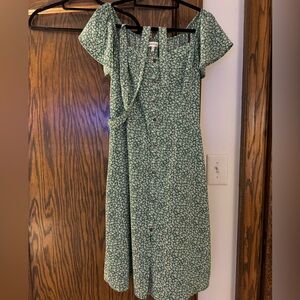 Tj Maxx green floral dress